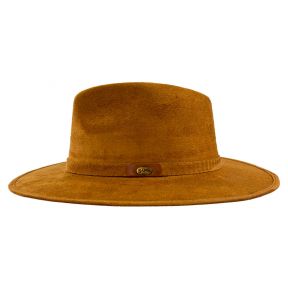 Mycubanstore item:Z2101 Large brim linen fedora hat by Sappa display picture 3