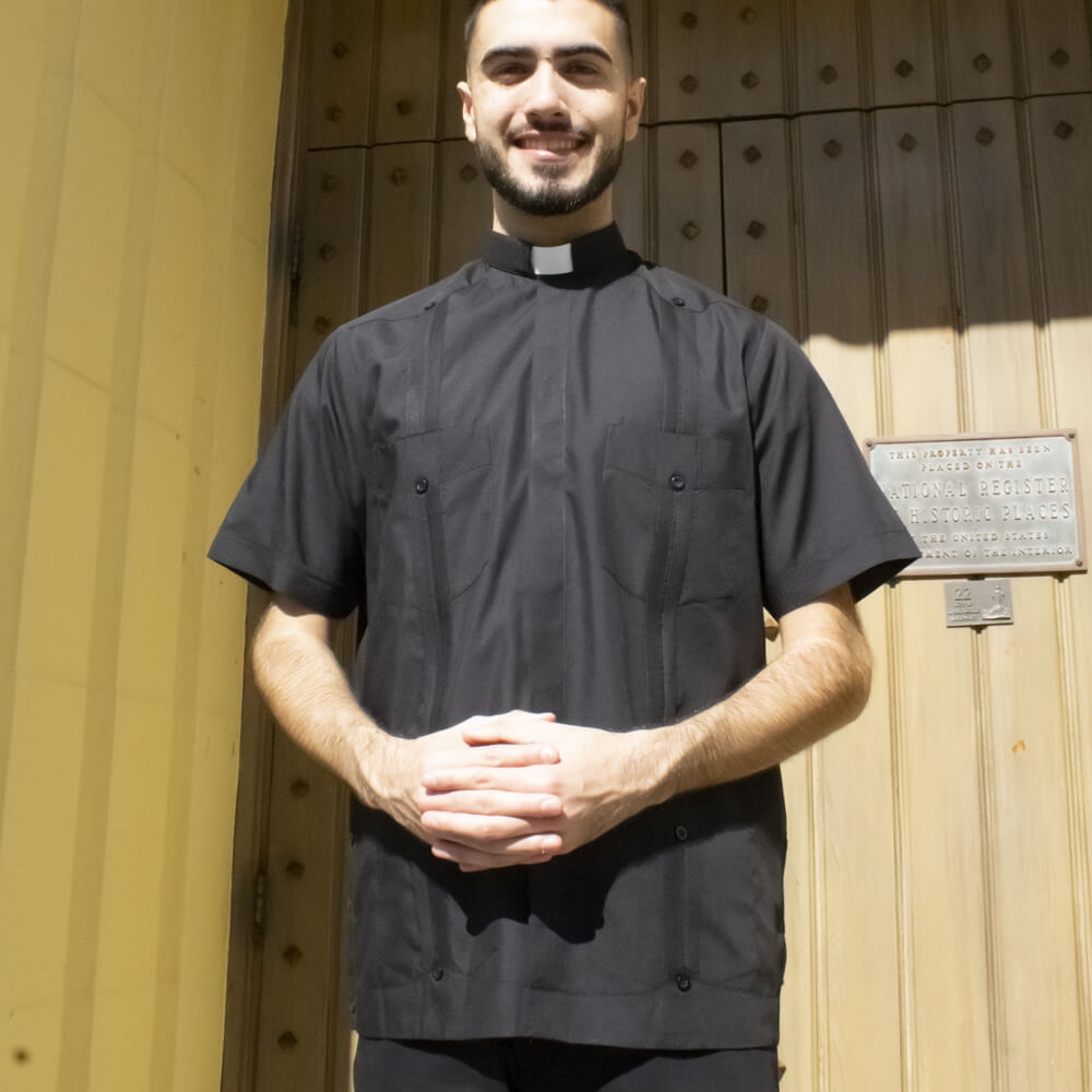 Ventilación envase bruscamente Clergy Guayabera Shirt|On sale today!