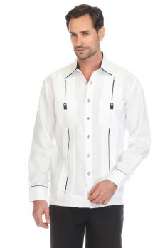 Caribbean Breeze Linen Chacabana Shirt