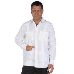 Noche Havanera 100% Premium Linen Authentic Guayabera