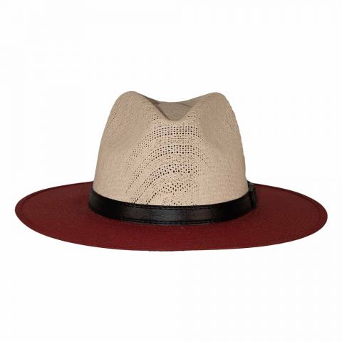 Two Tone Big Brim Hat