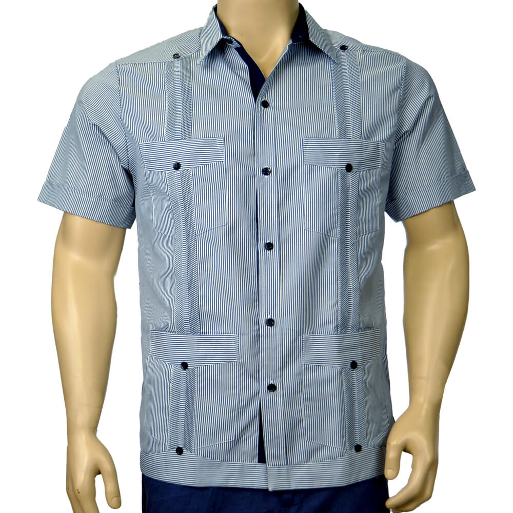 Deluxe Oxford fabric guayabera with stripes| On sale today!, Ships free on  $30