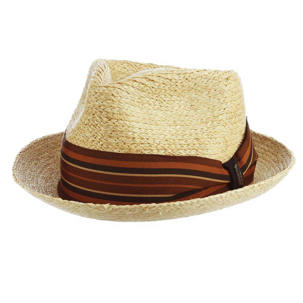 完売品　新品　BRIEFING MENS STRAW HAT ネイビー　L Mycubanstore item:BKN1613 Alessandro Braided Raffia Fedora