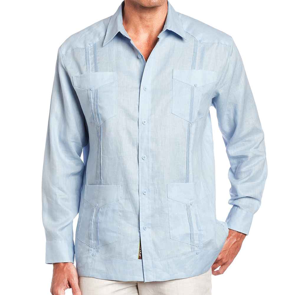 MyCubanStore | Cubavera Long Sleeve 100% Linen Guayabera