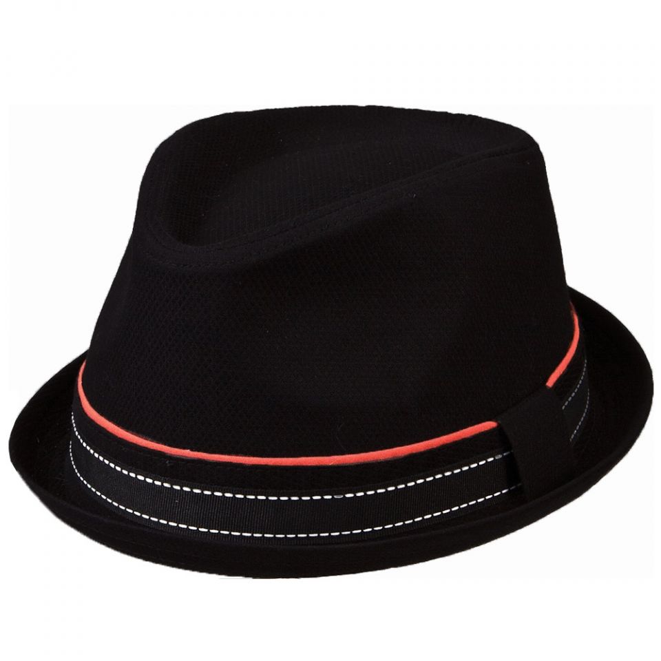 Just Chilling Black Porkpie Hat item:CH66-A|Mycubanstore