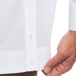 guayabera embroidered blend cotton embroidery detailed unique