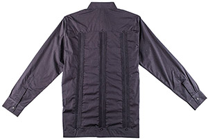 Long Sleeve Guayabera Back Detail