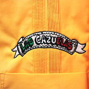 Long Sleeve Guayabera Corporate logo Detail