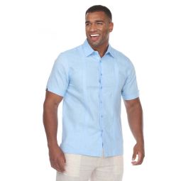 Straight Pleated Short-Sleeve Chacabana