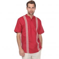 V neck modern Mao Collar Chacabana