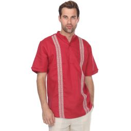 V neck modern Mao Collar Chacabana