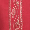 V neck Mao Collar Simple Pattern Short Sleeve Chacabana. - Aqua