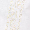 V neck Mao Collar Simple Pattern Short Sleeve Chacabana. - 2X