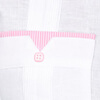 Pin Stripe Pattern Trim Chacabana - White/Black