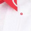 Chacabana Elegante with cuffs and sleeve design - White/Navy