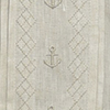 Linen beach shirt with anchor embroidery detail. - White