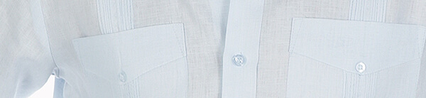 Linen Guayabera Top Detail