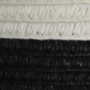 Two tone Stylish Porkpie Hat - White/Black