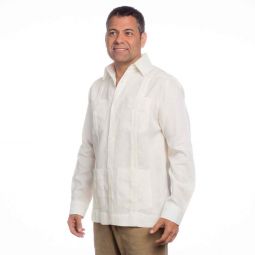 Men's Mexican Wedding Shirt, Linen Guayabera Shirt
